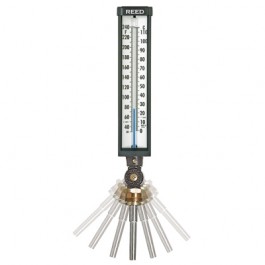 THERMOMETER, IND, 9"UNIT, 3.5"STEM, 0/160F/C