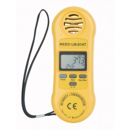 THERMO-HYGROMETER, 10/95%RH, 32/122F, -0/50C