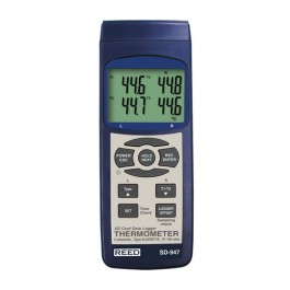 THERMOMETER, THERMOCOUPLE, 4-CHANNEL, DATA LOGGER