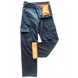Pantalon de travail cargo doublé Rocky - Orange River