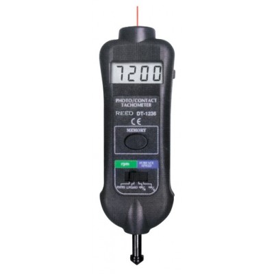 TACHOMETER, PHOTO/CONTACT, 99,999RPM/19,999 RPM