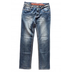 Denim de travail extensible Tom Fashion - Orange River