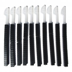 Black locking clips - UV resistant 